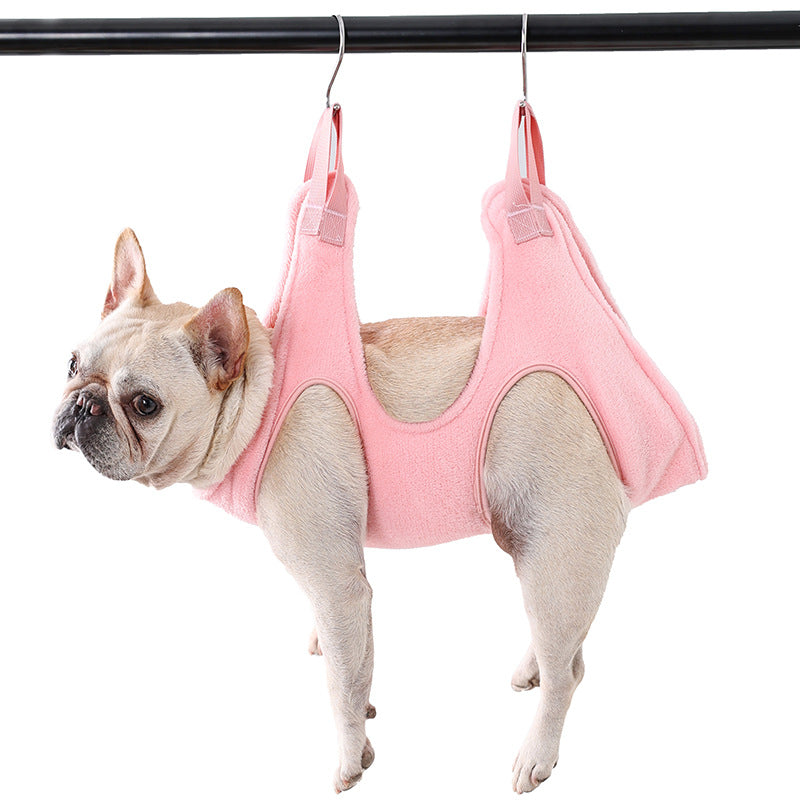 Hamaca Sujetadora para Perros – Corta Uñas y Limpia Orejas Sin Estrés